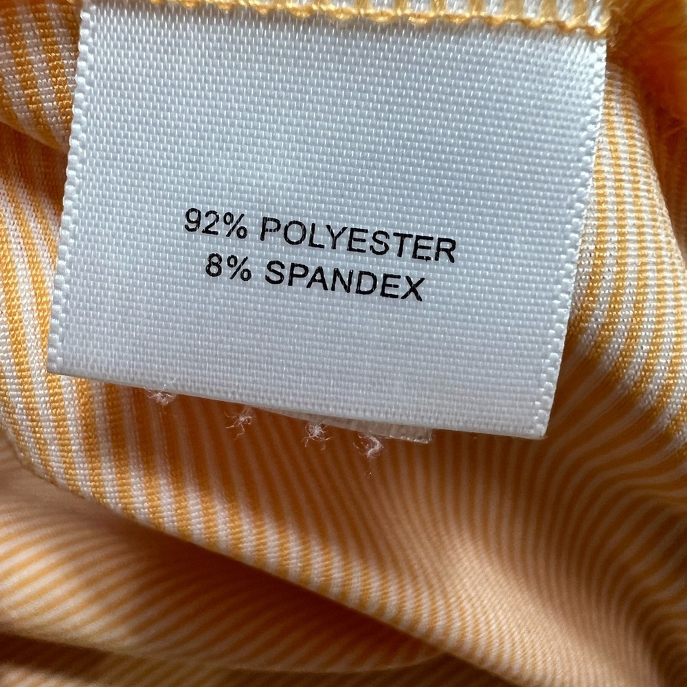 Peter Millar Polo Shirt Mens XL Cantaloupe Jubilee Stripe Performance Golf *LOGO - Picture 8 of 12